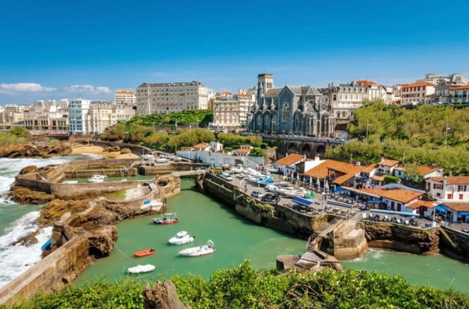 Biarritz Beach, Nouvelle-Aquitaine, France